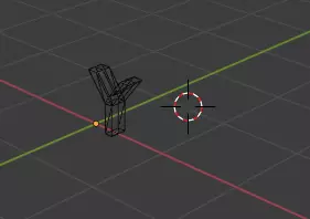 letter Y Low-poly 3D model_0