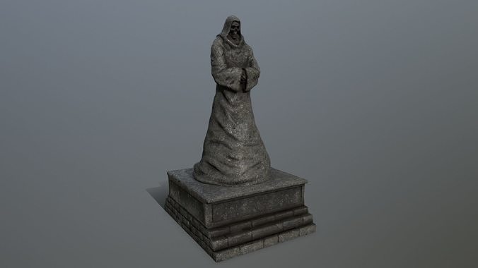statue 2 Low-poly 3D model