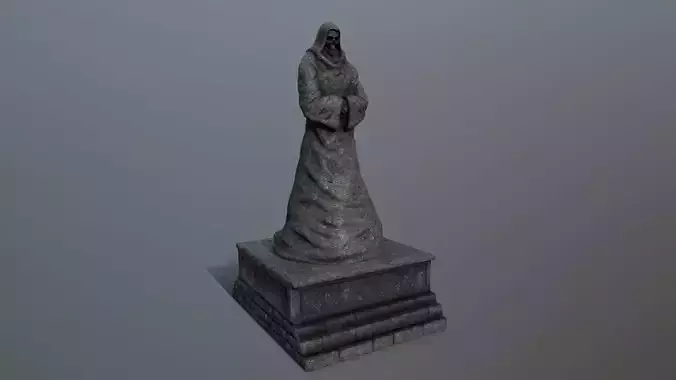 statue 2 Low-poly 3D model
