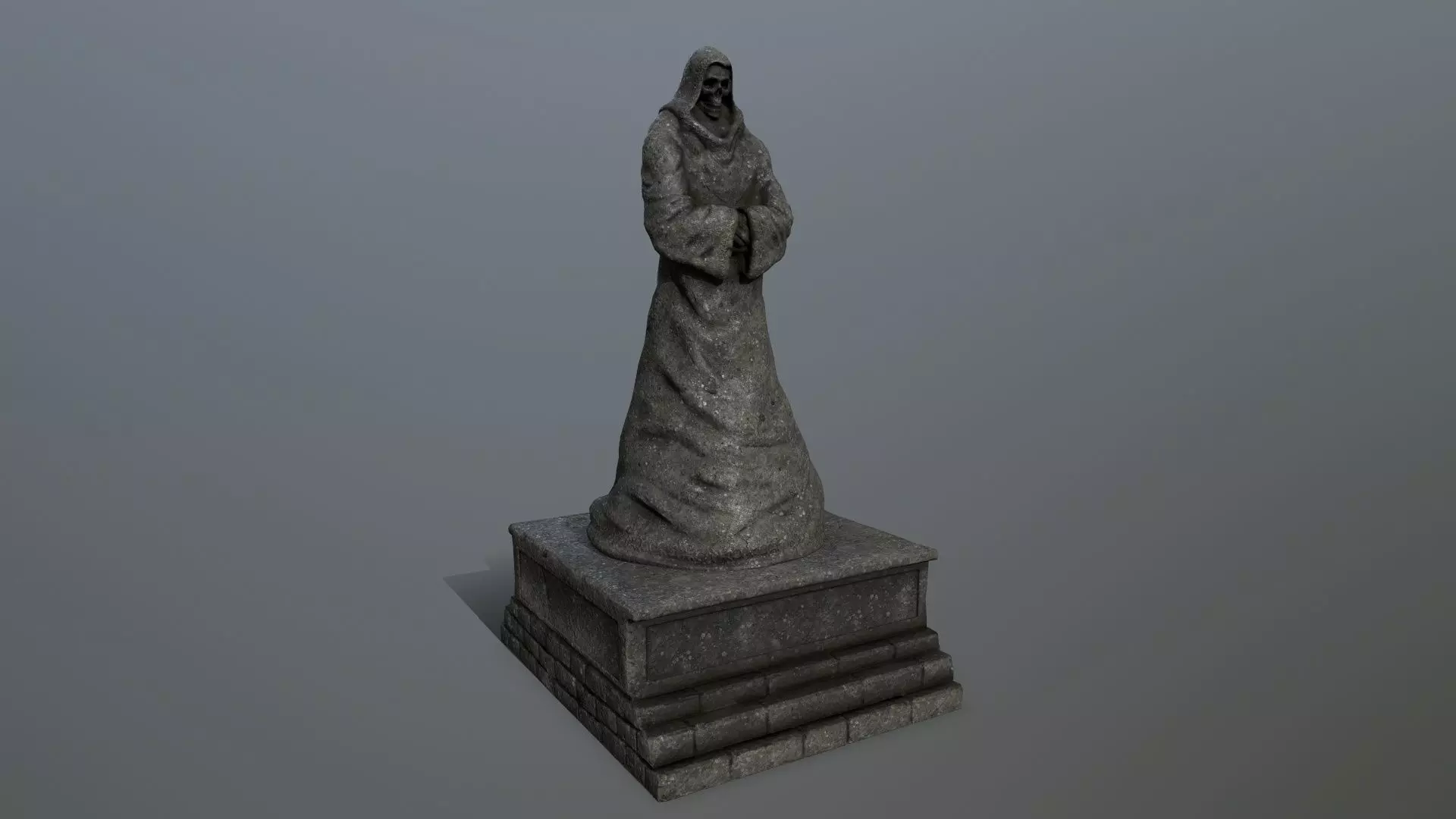 statue 2 Low-poly 3D model_0