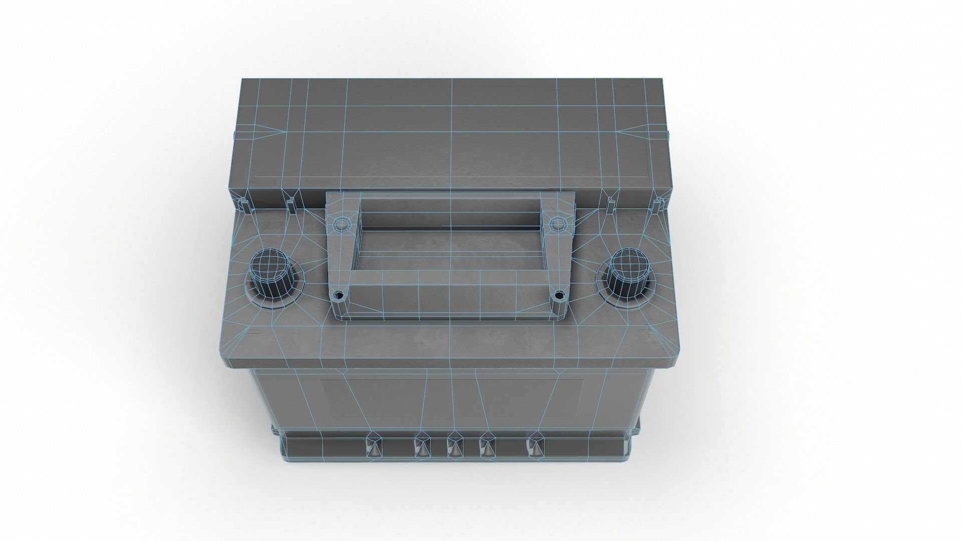 Battery 01 clear PBR Low-poly 3D model_13