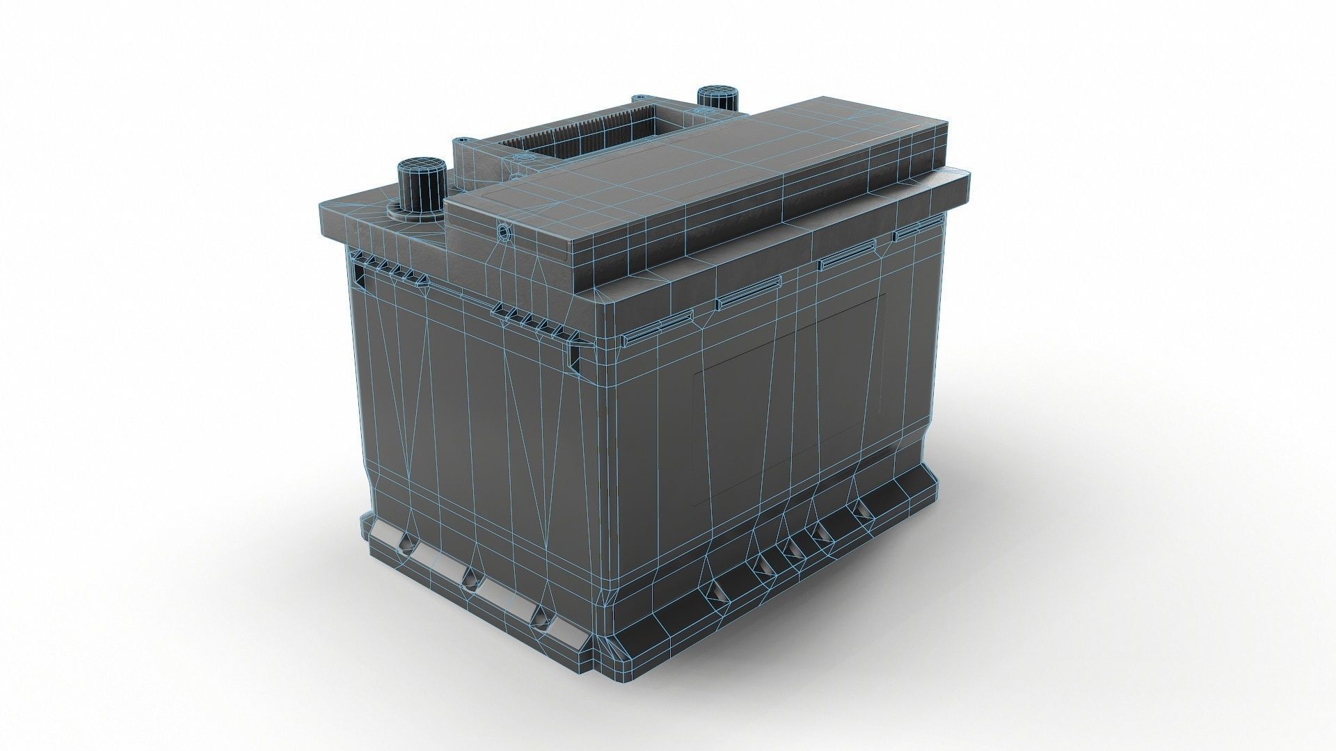Battery 01 clear PBR Low-poly 3D model_14