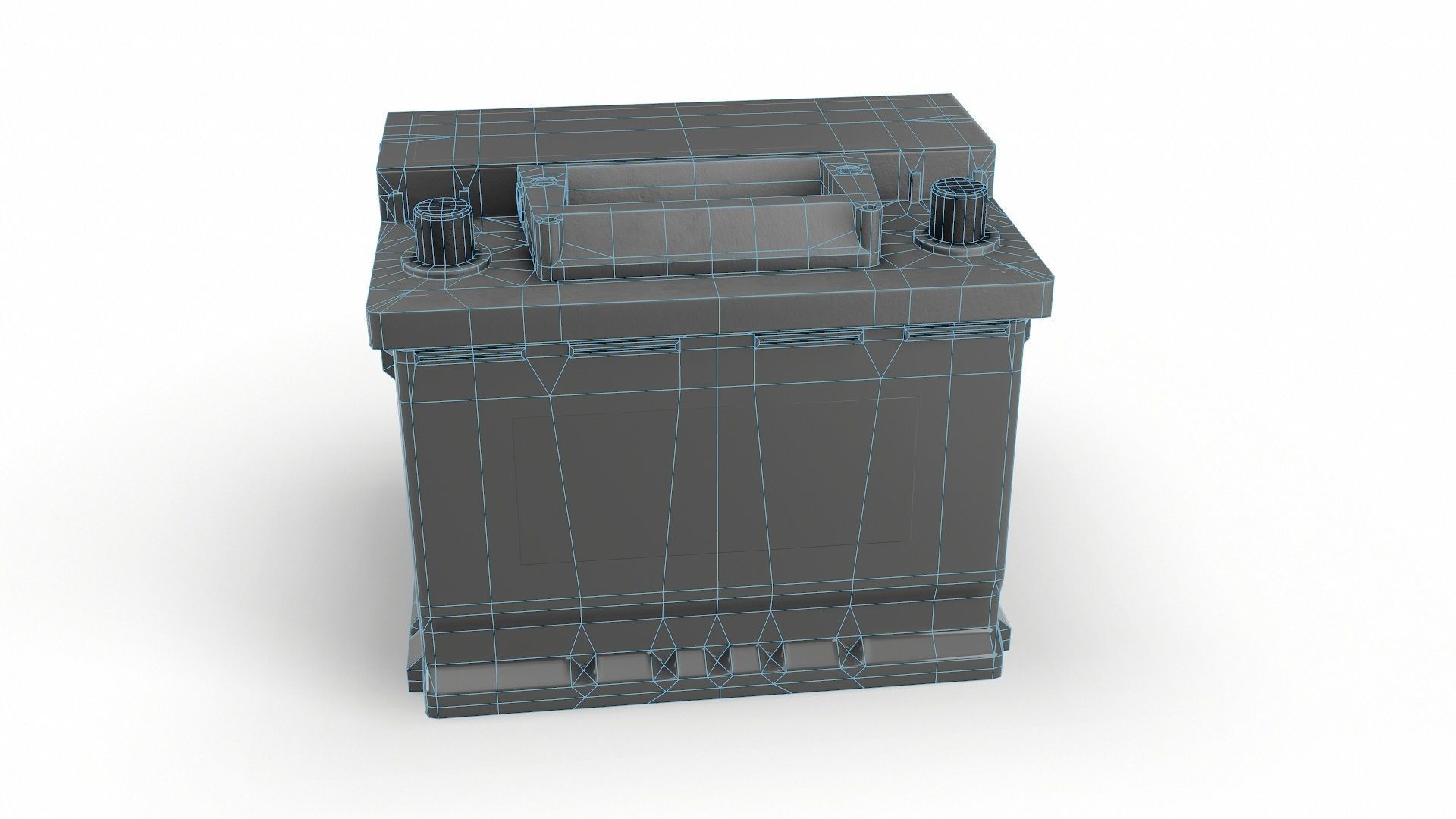 Battery 01 clear PBR Low-poly 3D model_11