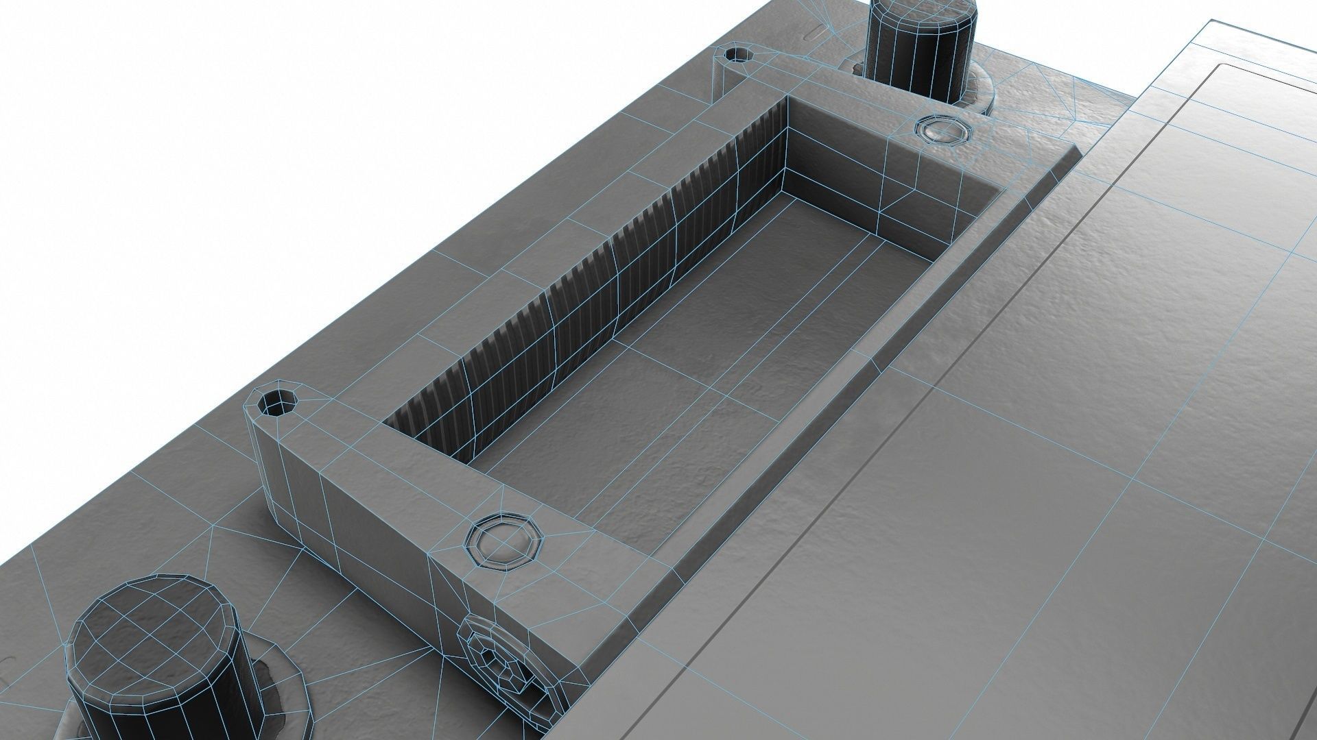 Battery 01 clear PBR Low-poly 3D model_16