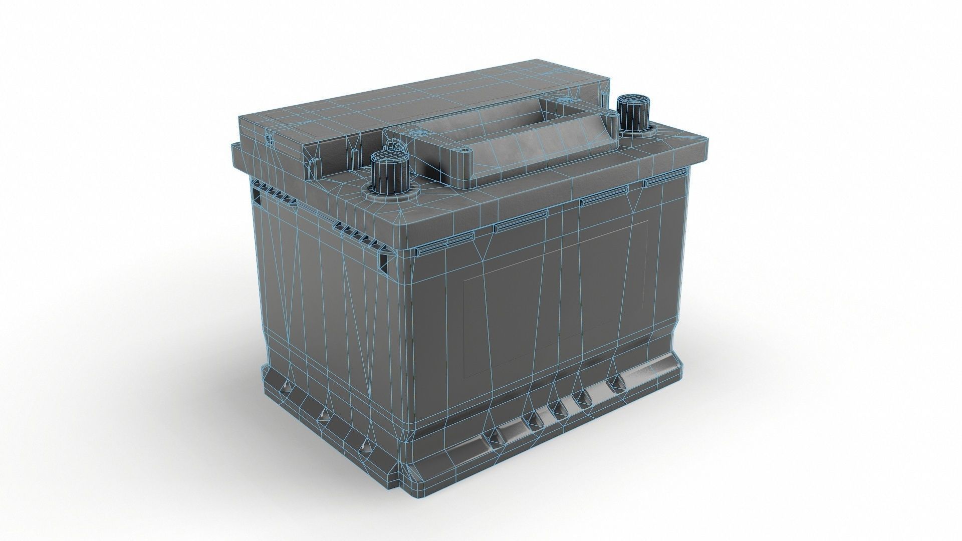 Battery 01 clear PBR Low-poly 3D model_10