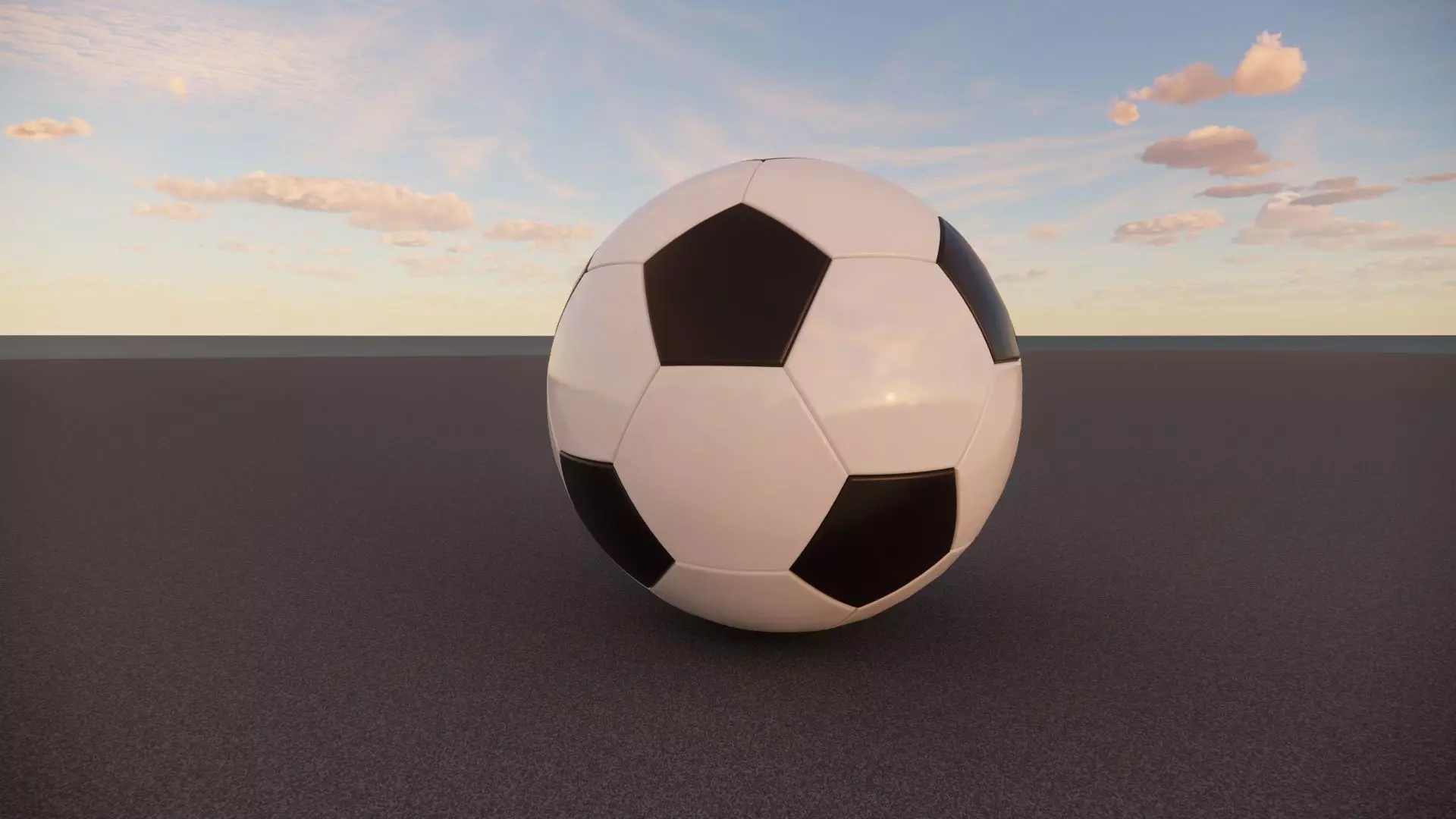 Football soccer ball Free 3D model