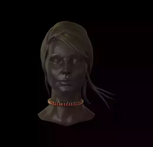 Necklace woman wearing