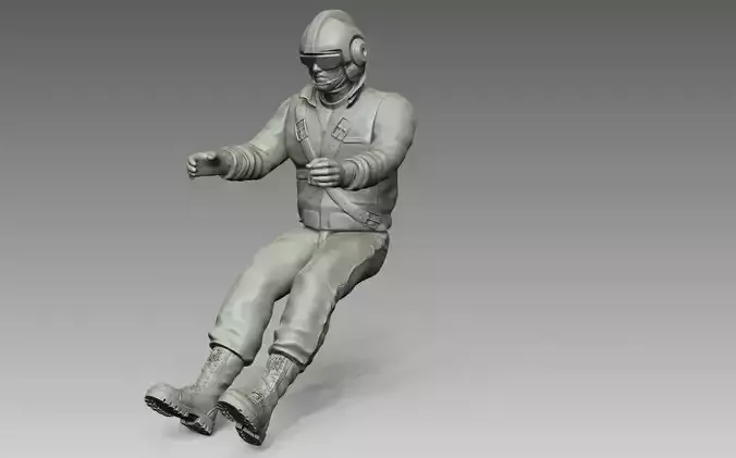 Car Driver Pilot Improved 3D print model