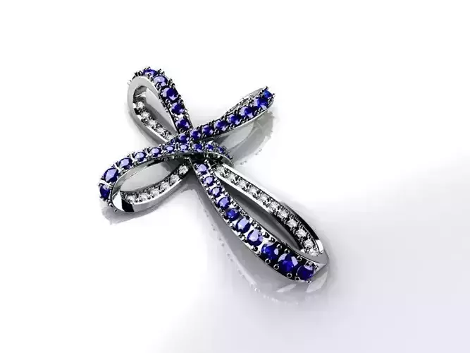 Cross ready for 3d print