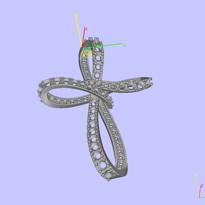 Cross ready for 3d print 3D print model_4