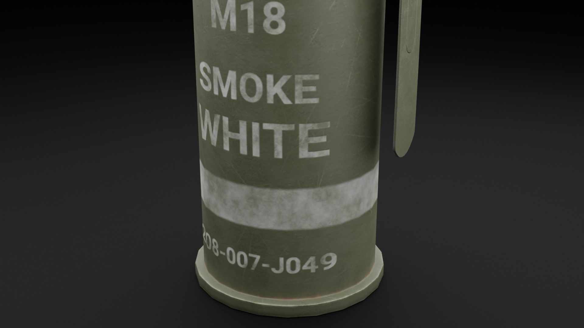Game Ready Grenades Low-poly 3D model_29