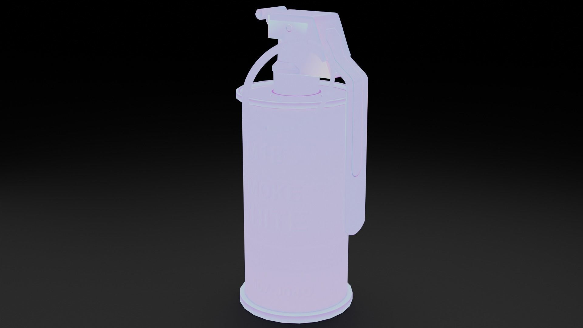 Game Ready Grenades Low-poly 3D model_32