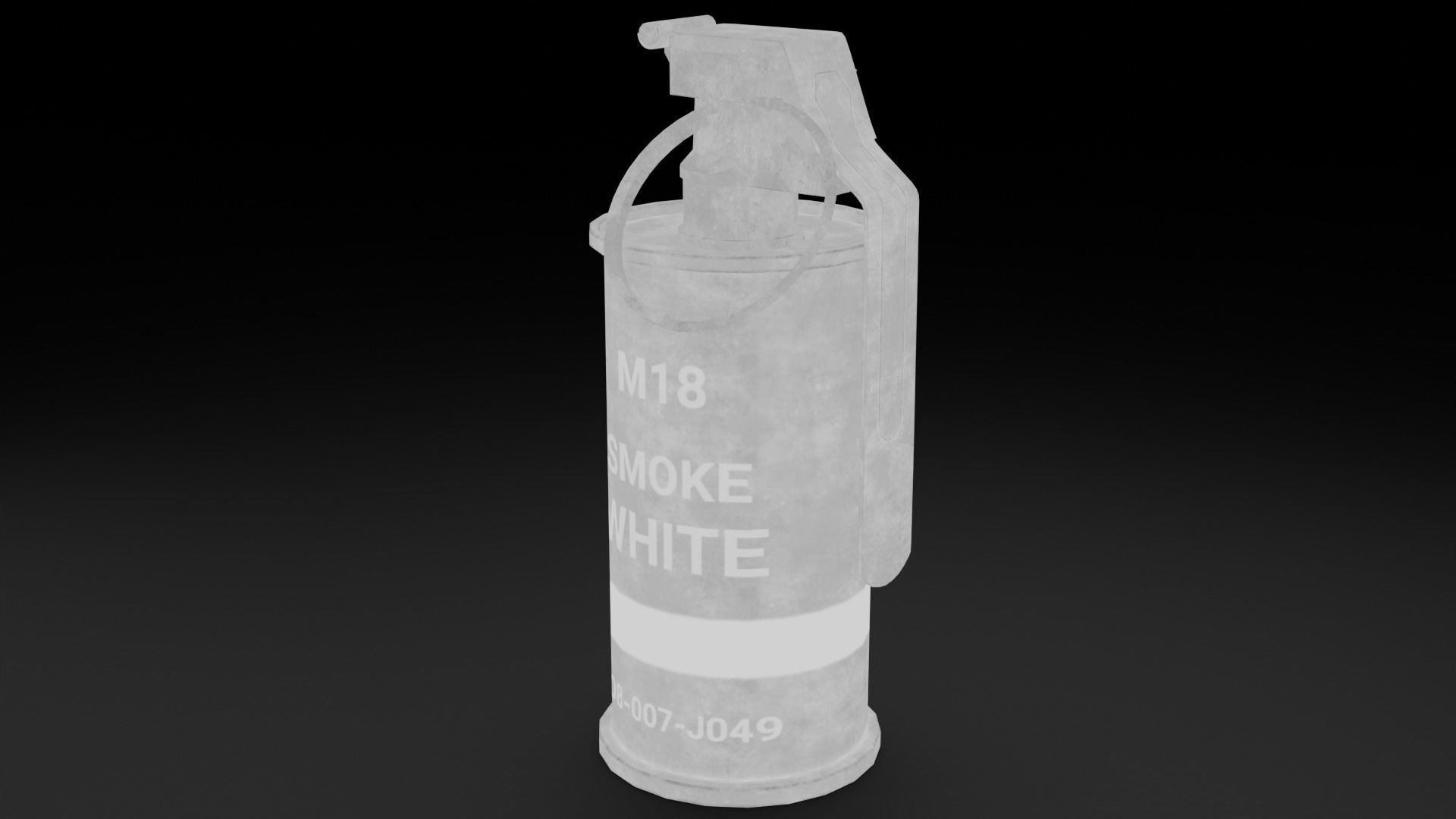 Game Ready Grenades Low-poly 3D model_31