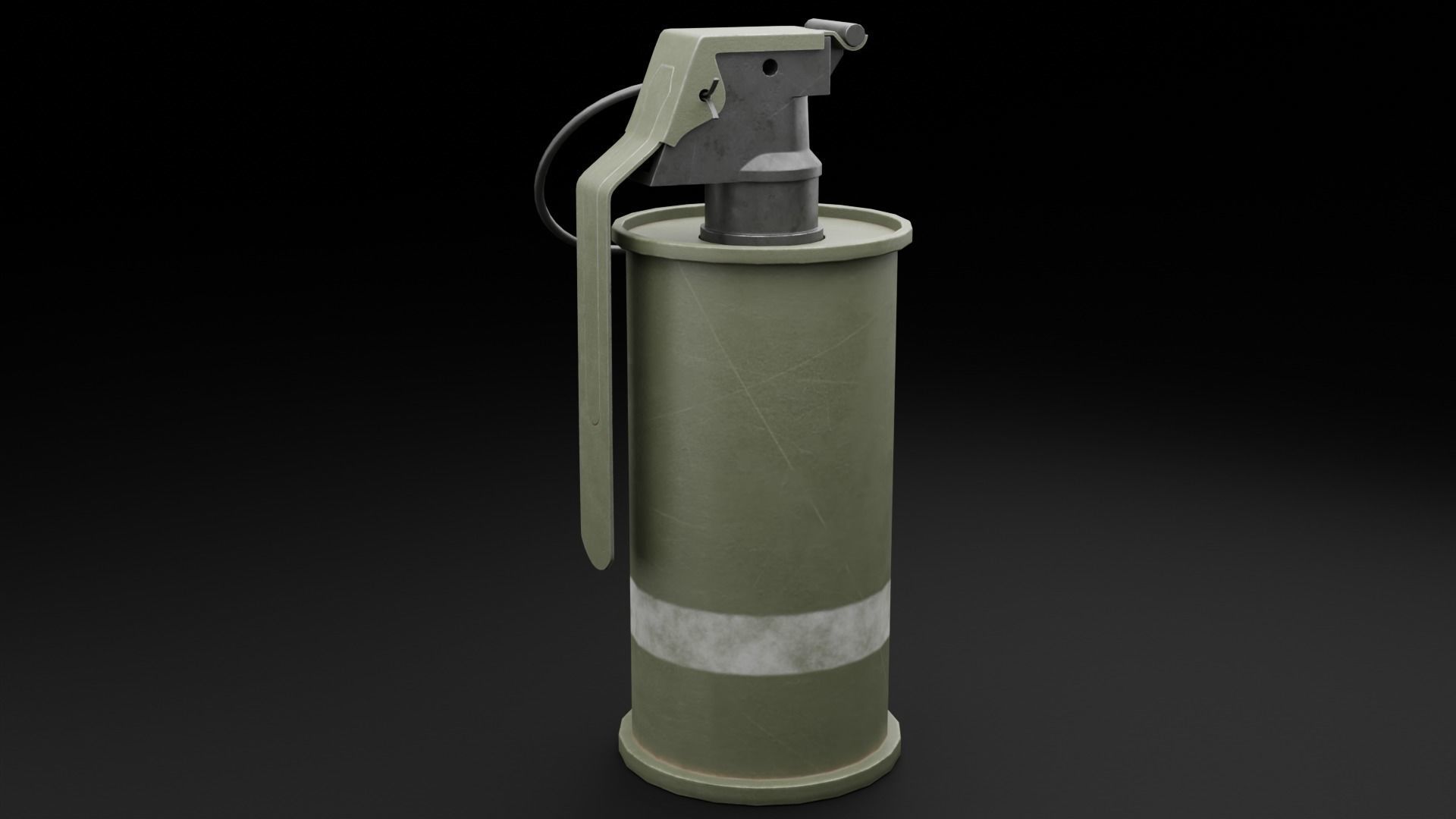 Game Ready Grenades Low-poly 3D model_26