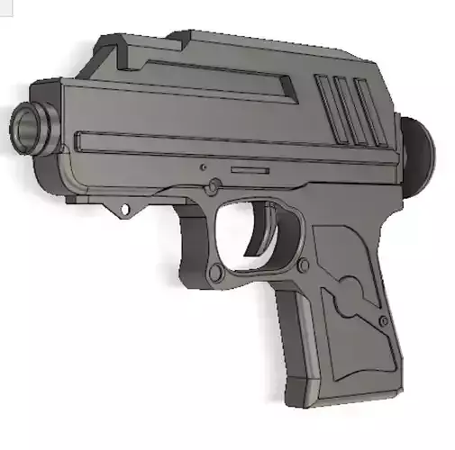 Captain rexs Dc 17 blaster 3D print model