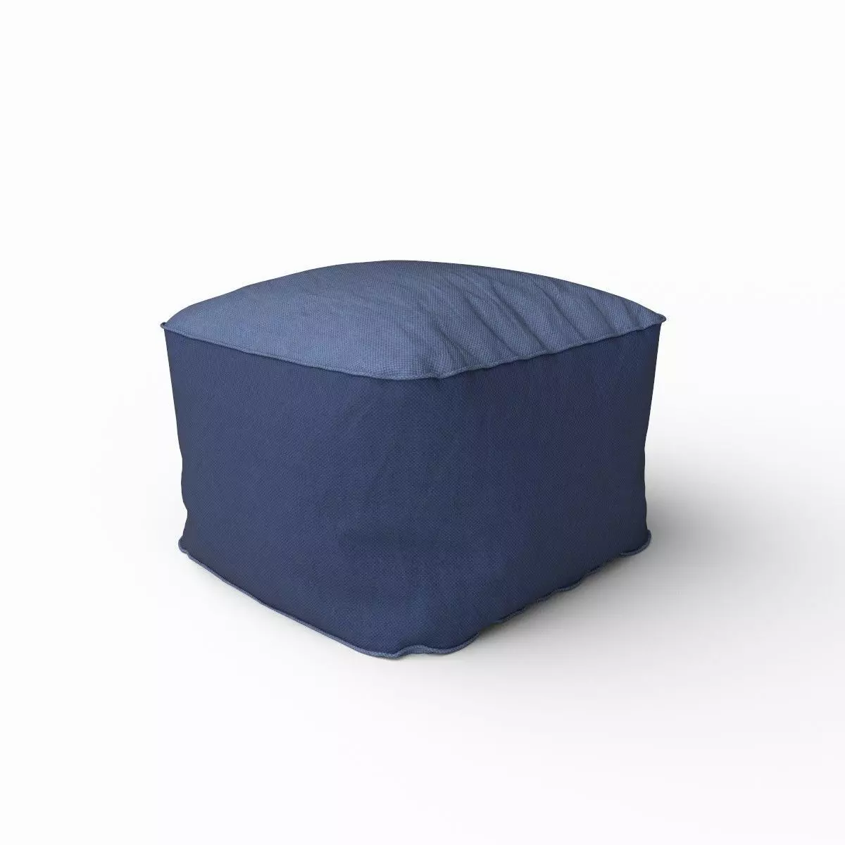 Fabric pouf 3D model