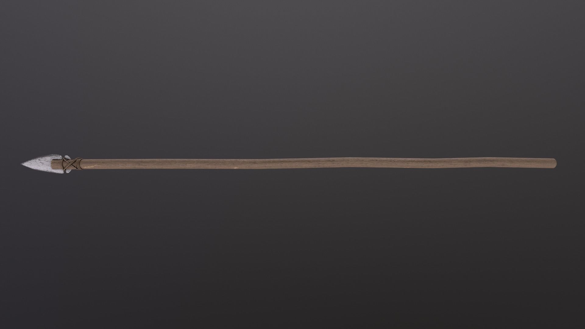 Rock Spear Low-poly 3D model_9