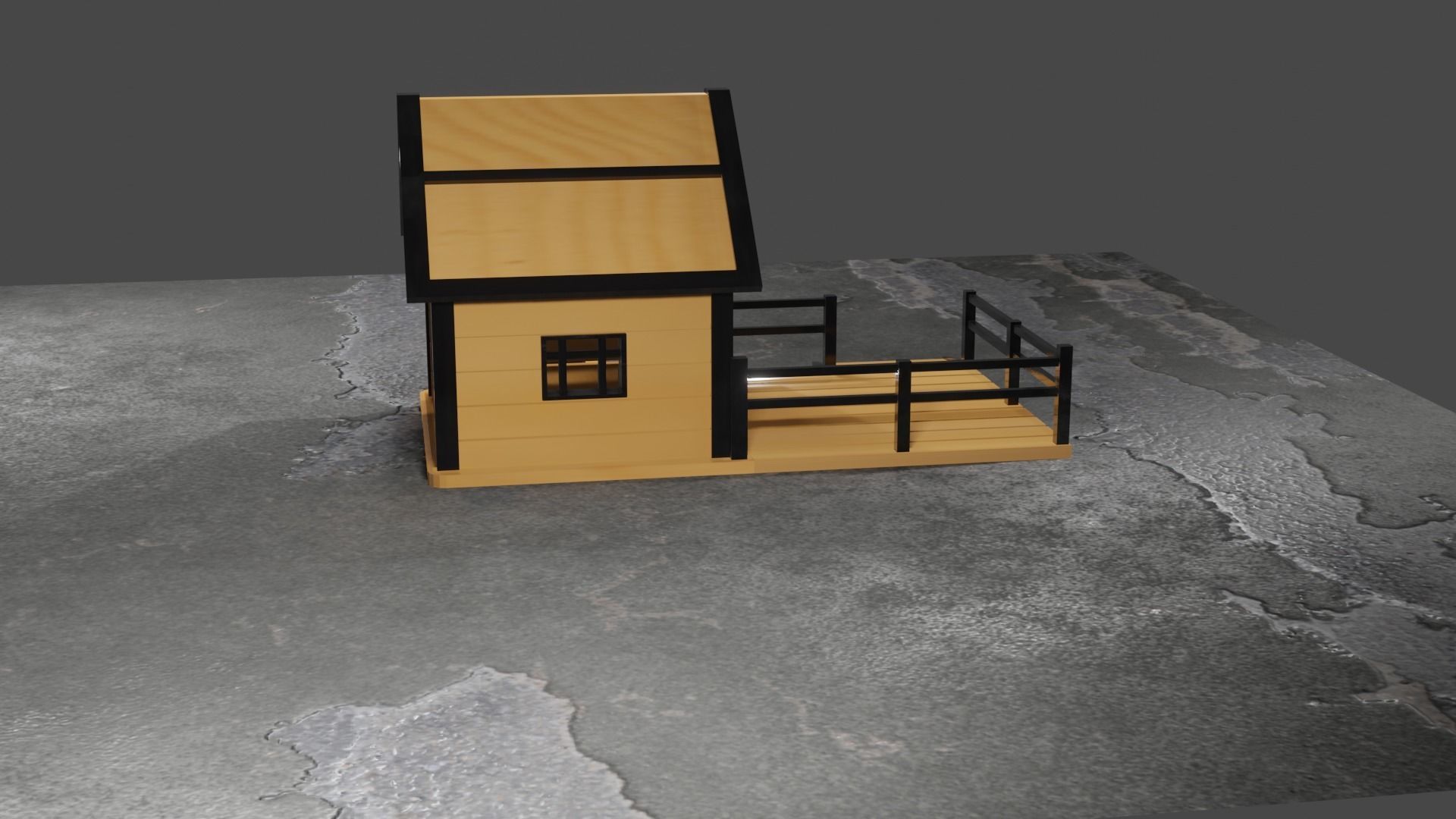 Dog House 3D model_5
