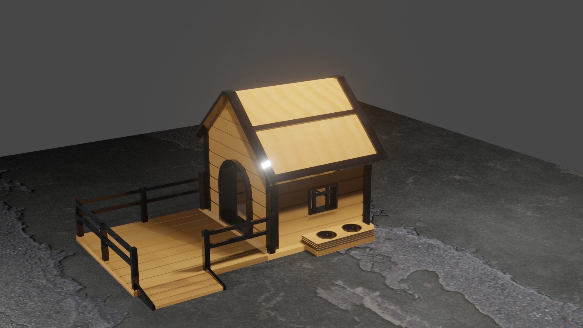 Dog House 3D model_9