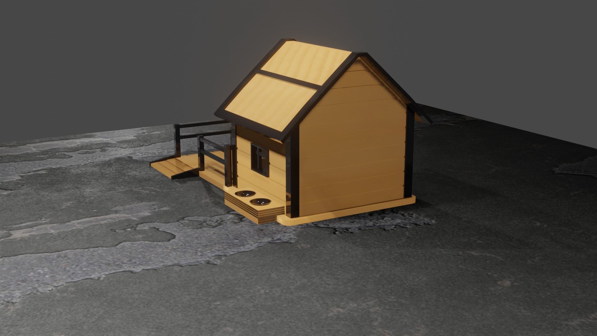 Dog House 3D model_8