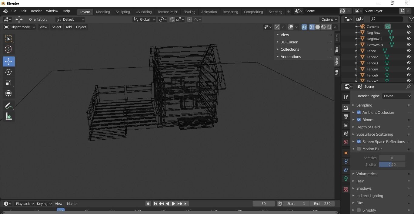 Dog House 3D model_13