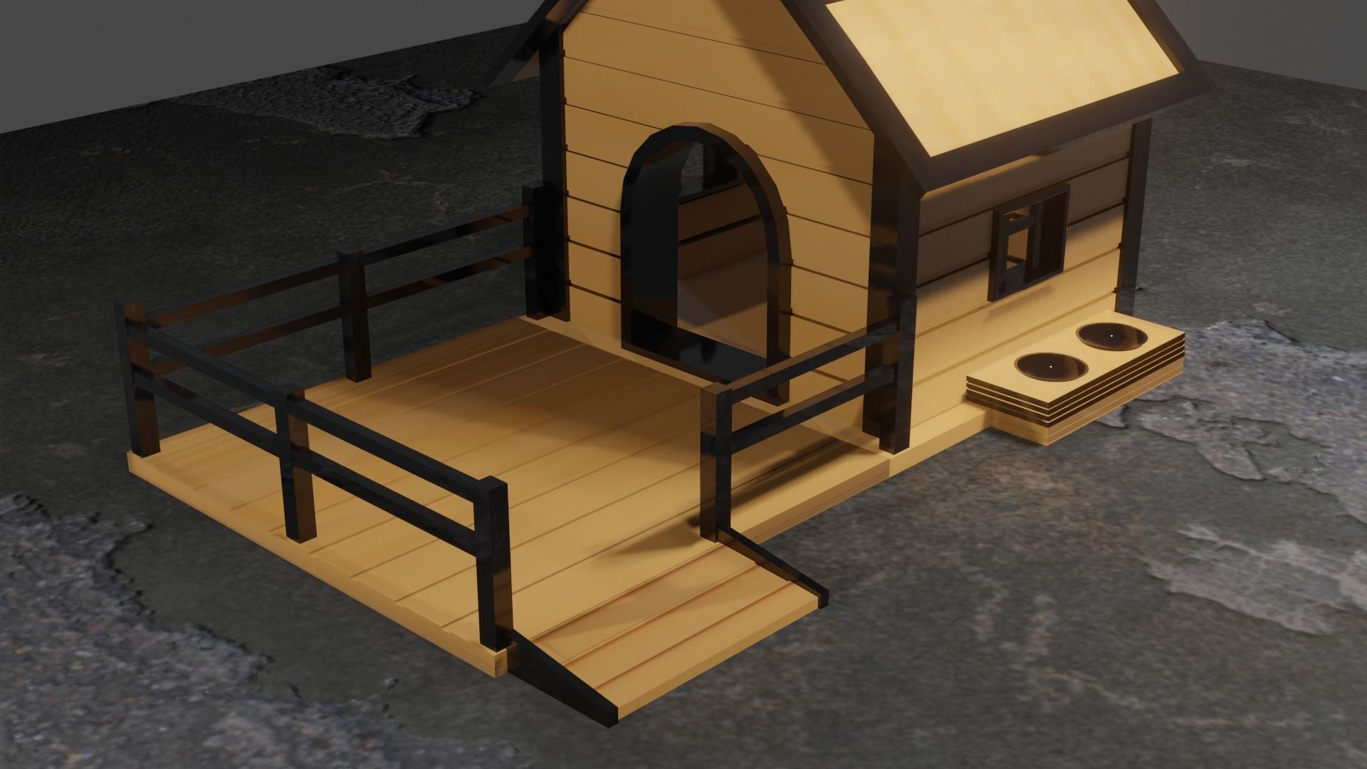 Dog House 3D model_15