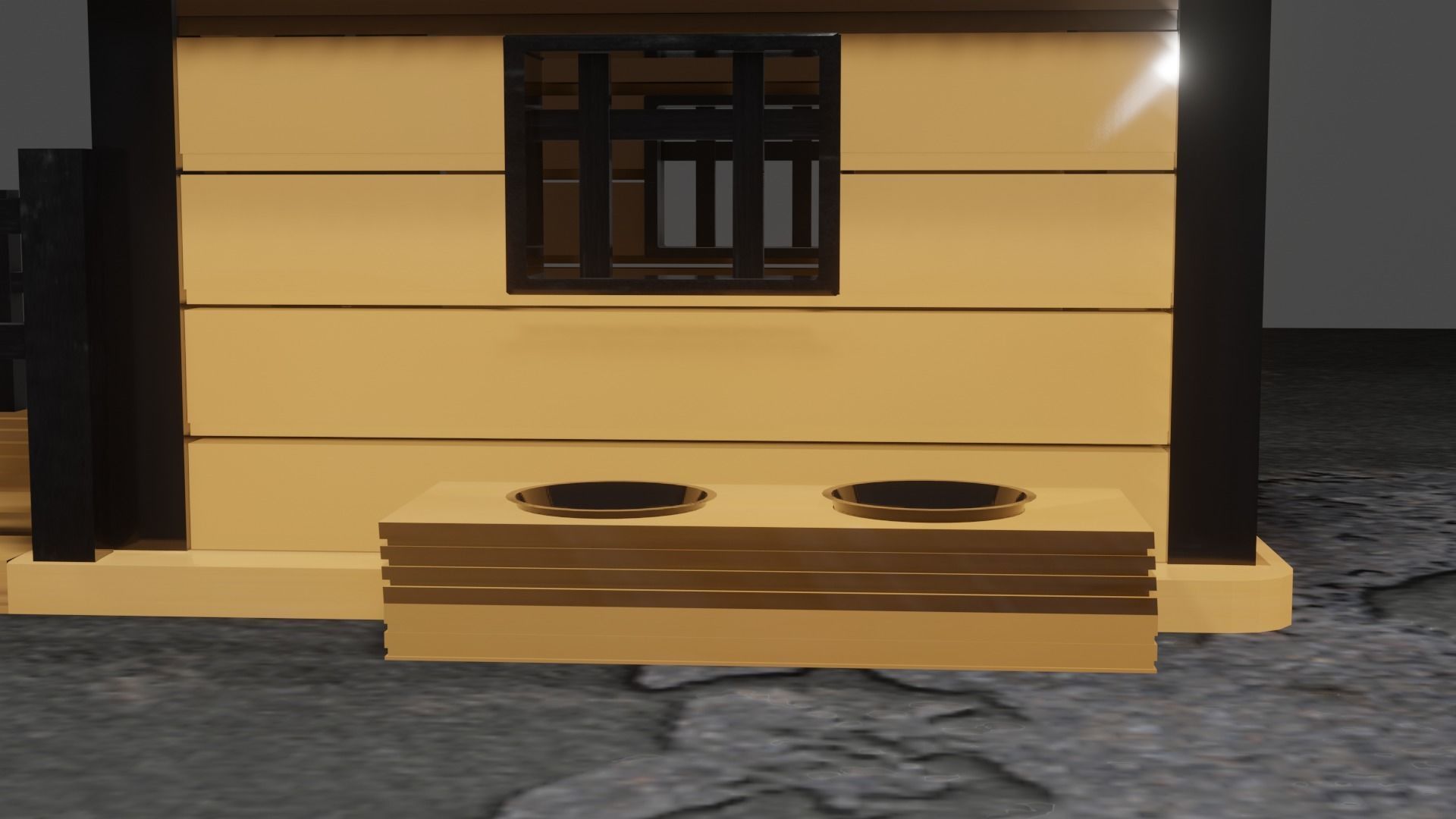 Dog House 3D model_7