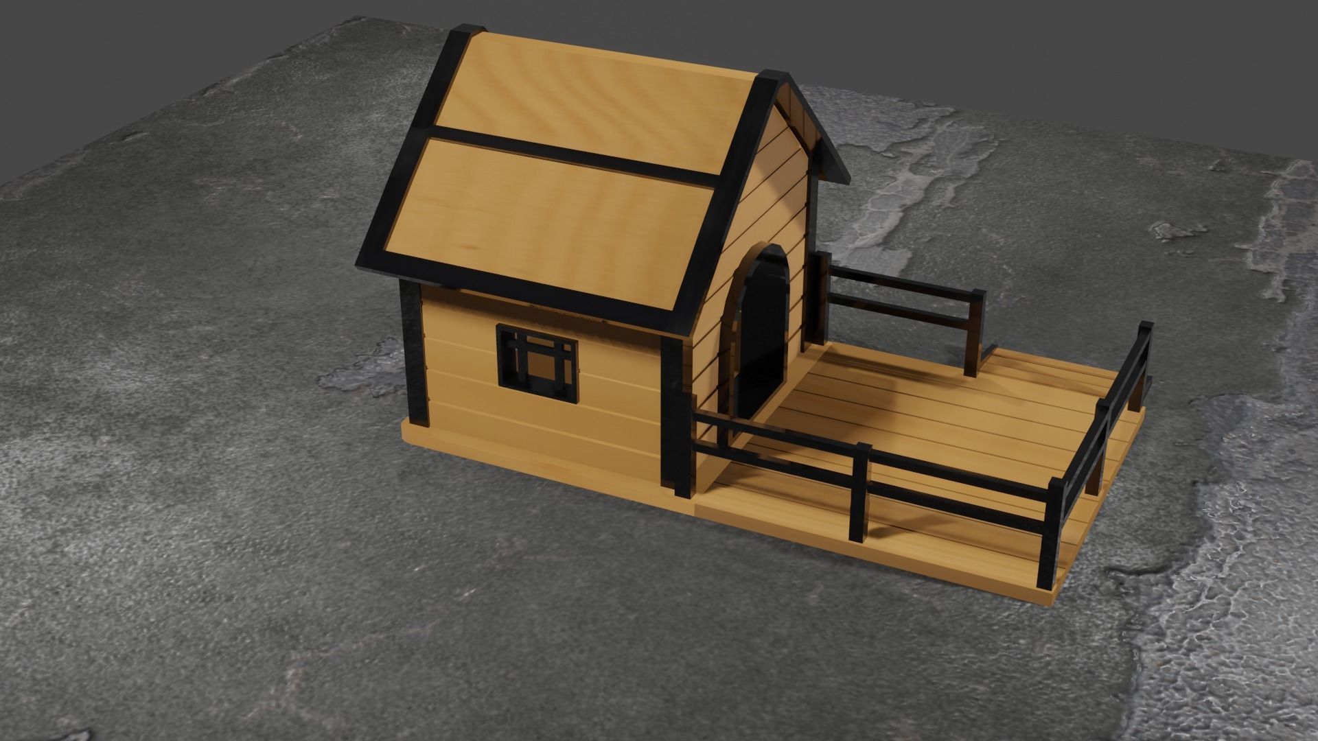 Dog House 3D model_17
