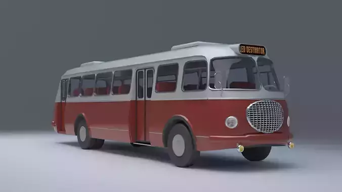 Skoda 706 RTO-K Low-poly 3D model
