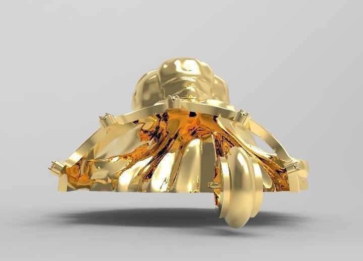 Lion PENDANT 3D print model_5