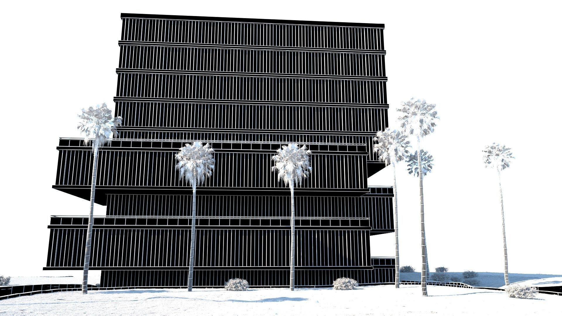 residential building 3D model_7