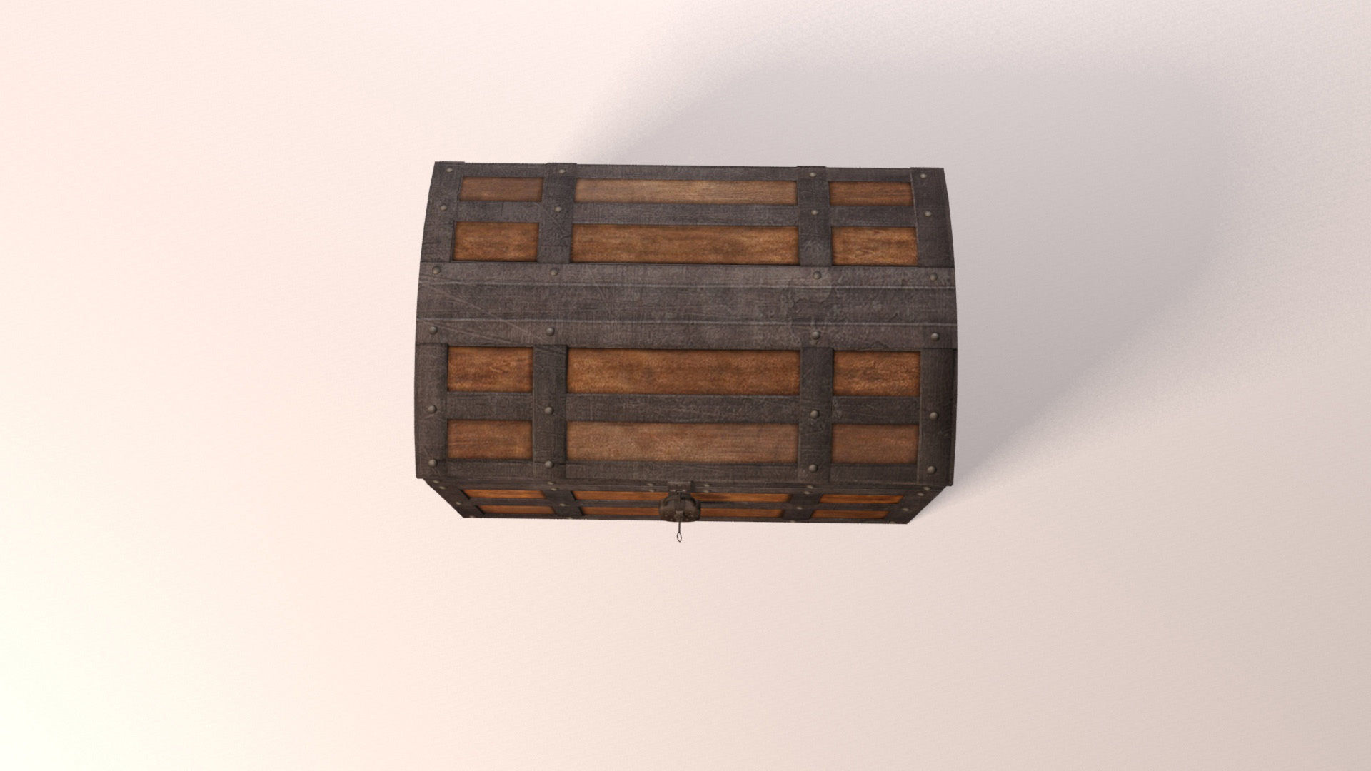 Pirate treasure chests Low-poly 3D model_20