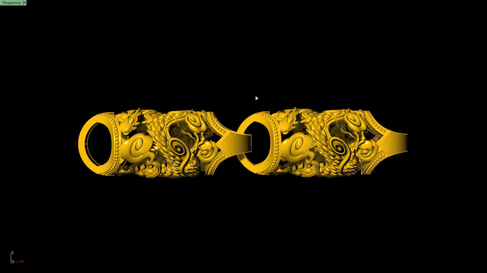 Chain pipe Dragon 3D print model_2