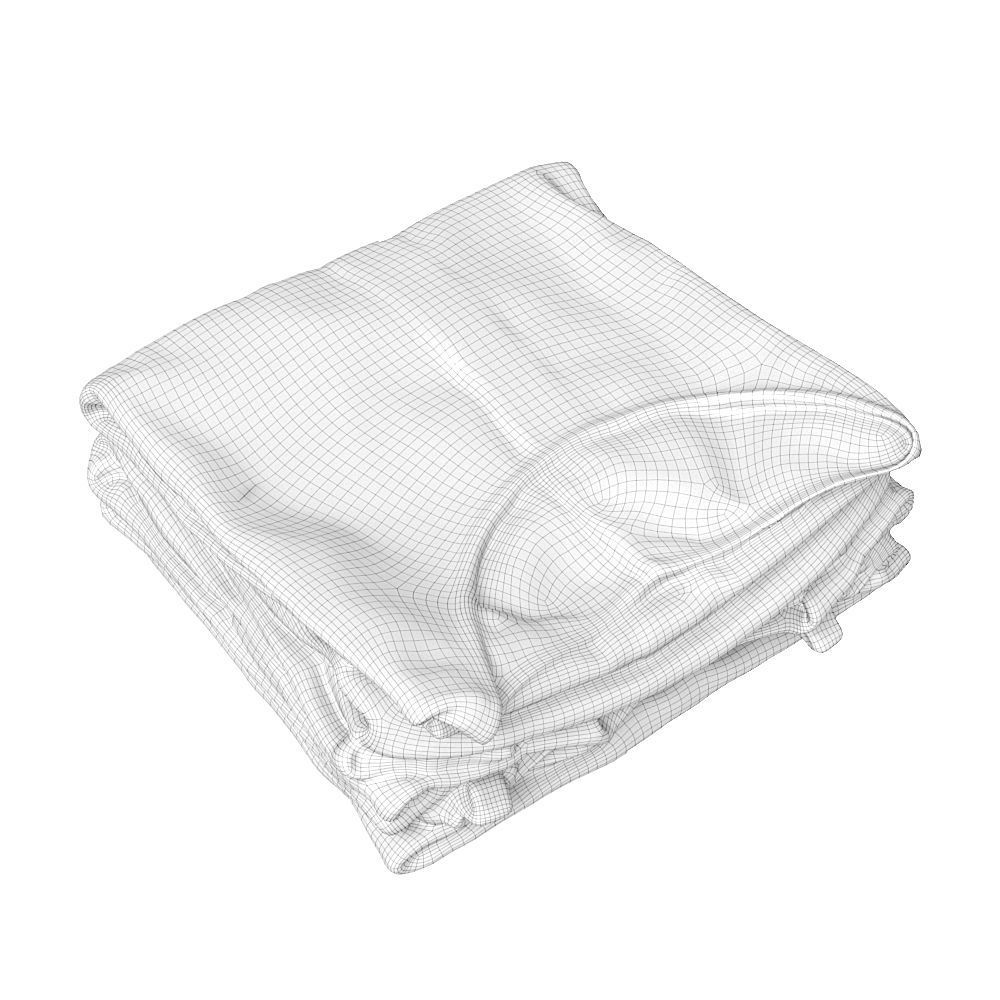 Stack Of Folded Womens Clothes 170 3D model_11