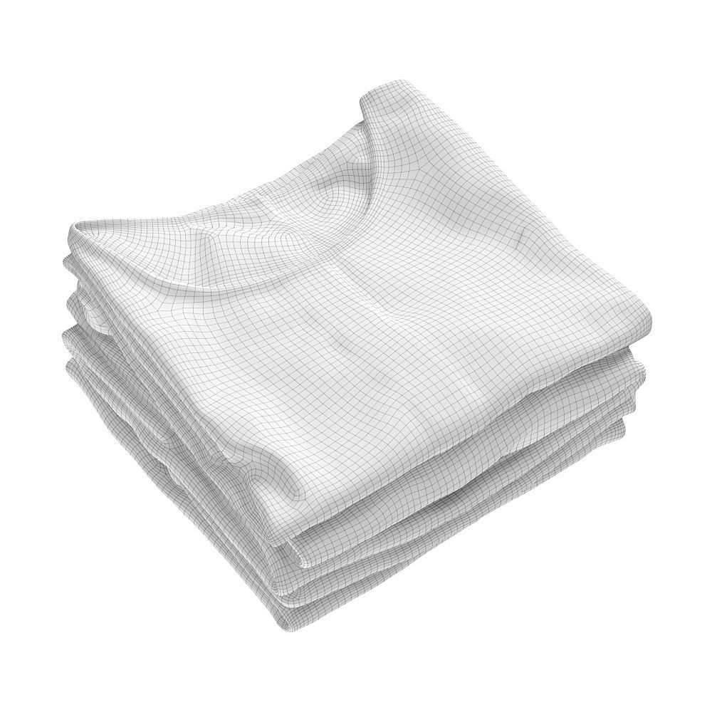 Stack Of Folded Womens Clothes 170 3D model_5