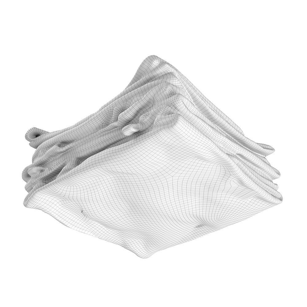 Stack Of Folded Womens Clothes 170 3D model_14