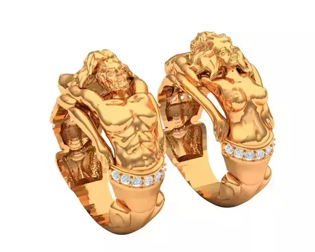 ring gold 3D model
