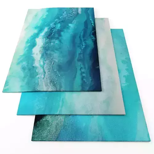 Rugs-1112 ocean canvas art -