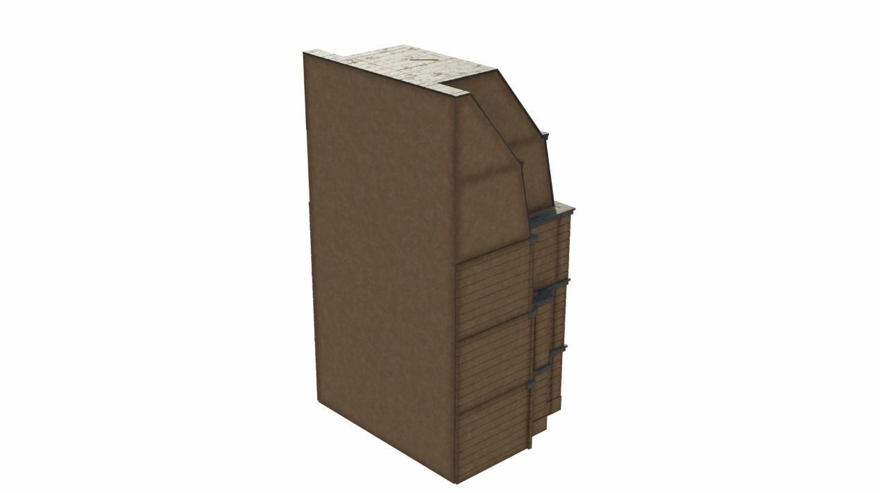 Haussmannien building 2 3D model_4