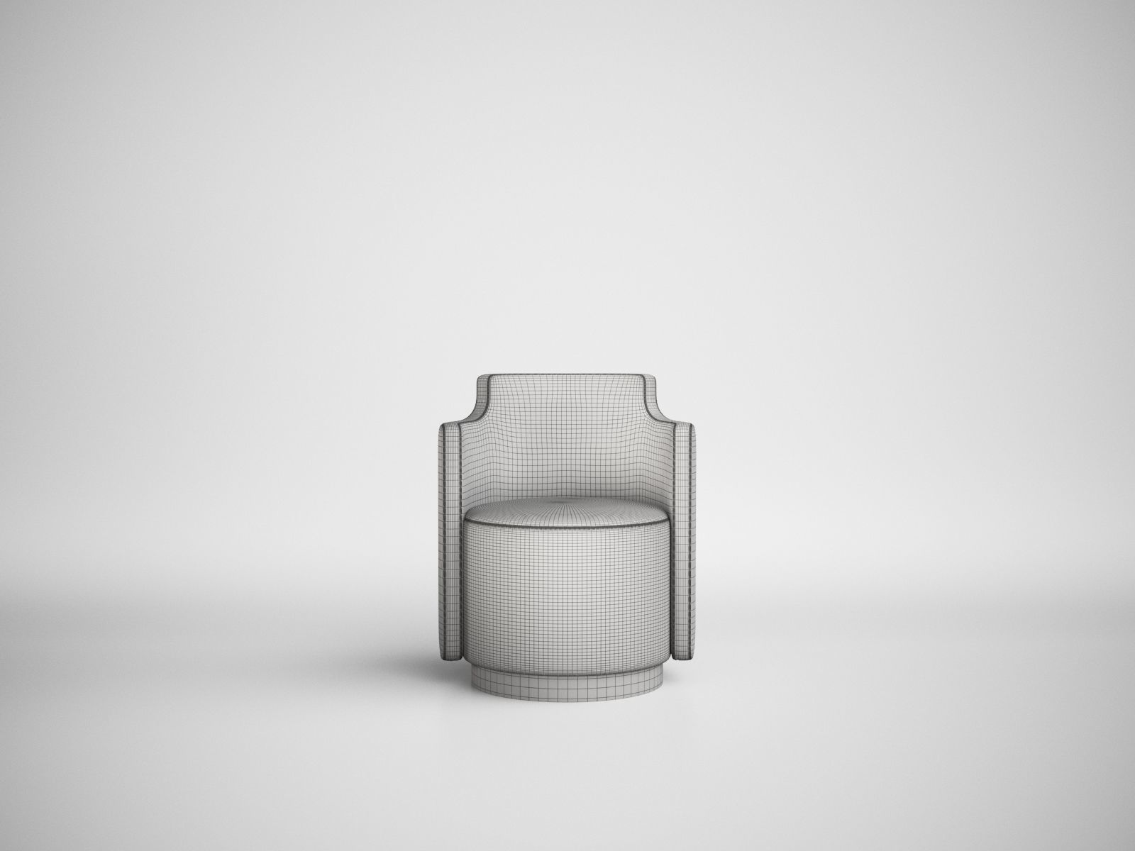 Roc Tub Chair By Adam Court OKHA 3D model_12