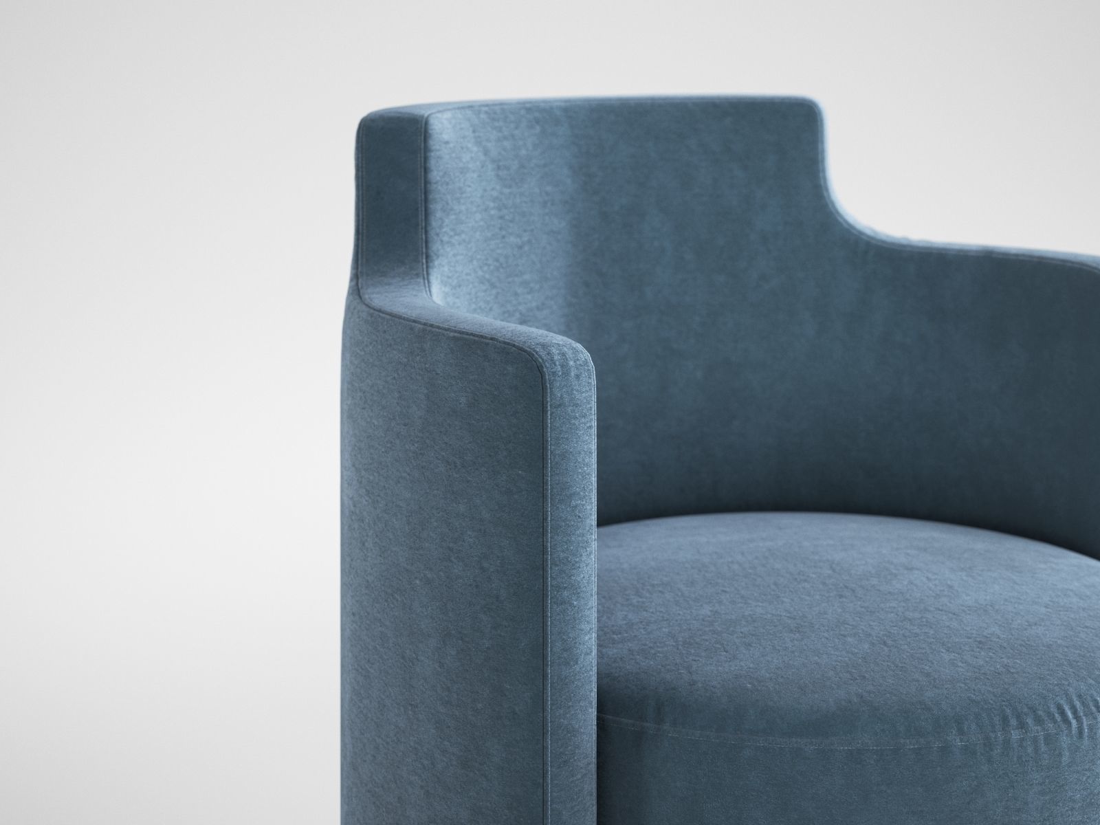 Roc Tub Chair By Adam Court OKHA 3D model_8