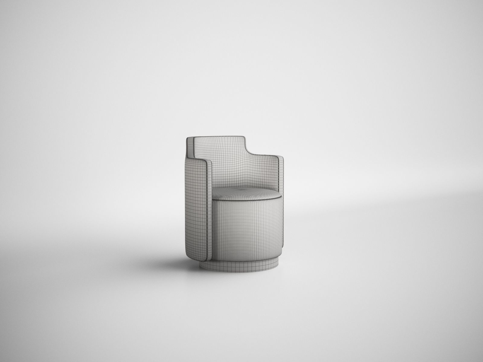 Roc Tub Chair By Adam Court OKHA 3D model_15