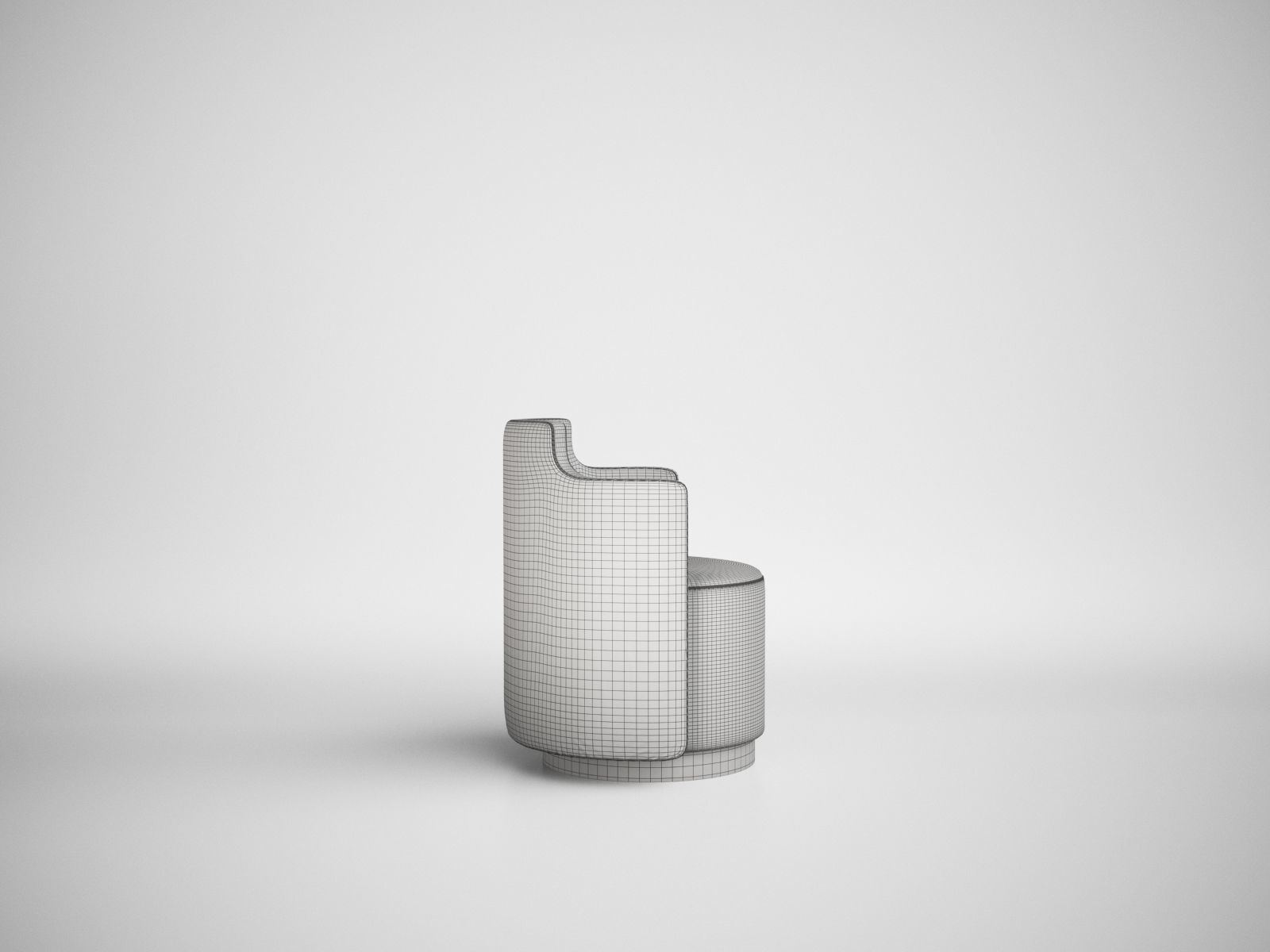 Roc Tub Chair By Adam Court OKHA 3D model_13