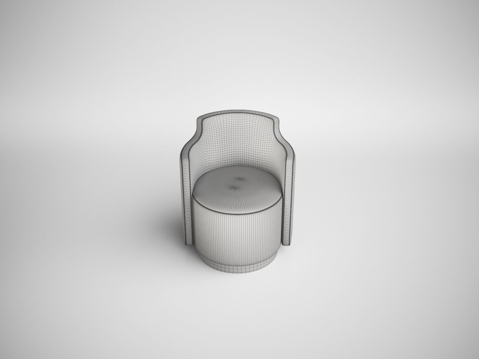 Roc Tub Chair By Adam Court OKHA 3D model_17