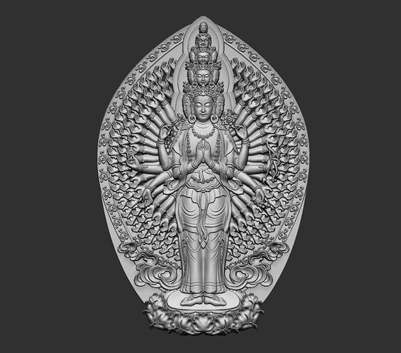 Kwanyin Bodhisattva 3D print model