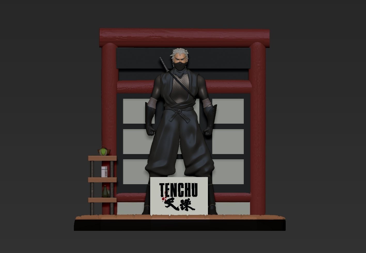 Rikimaru --- Tenchu Wrath of Heaven 3D print model_1