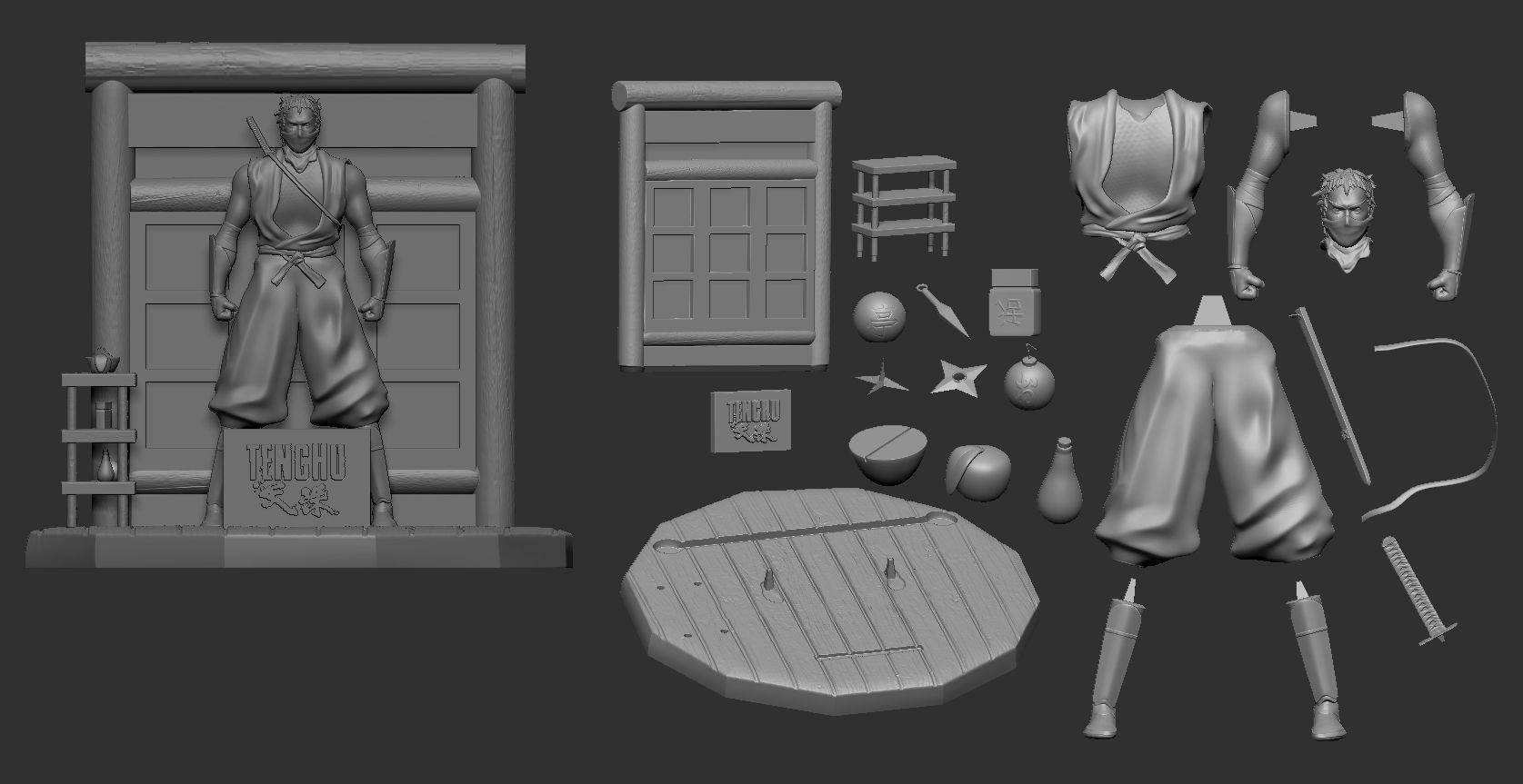 Rikimaru --- Tenchu Wrath of Heaven 3D print model_4