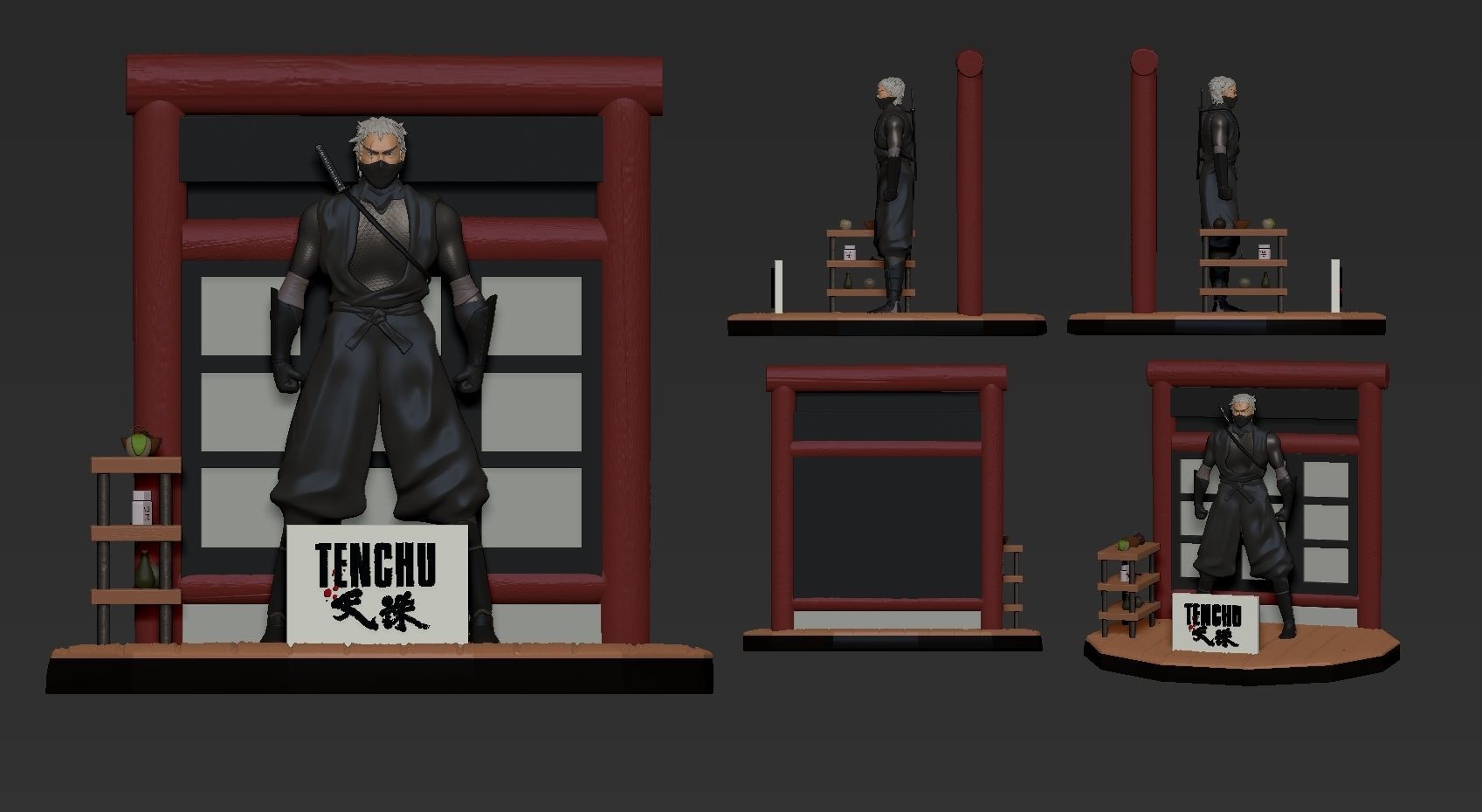 Rikimaru --- Tenchu Wrath of Heaven 3D print model_2