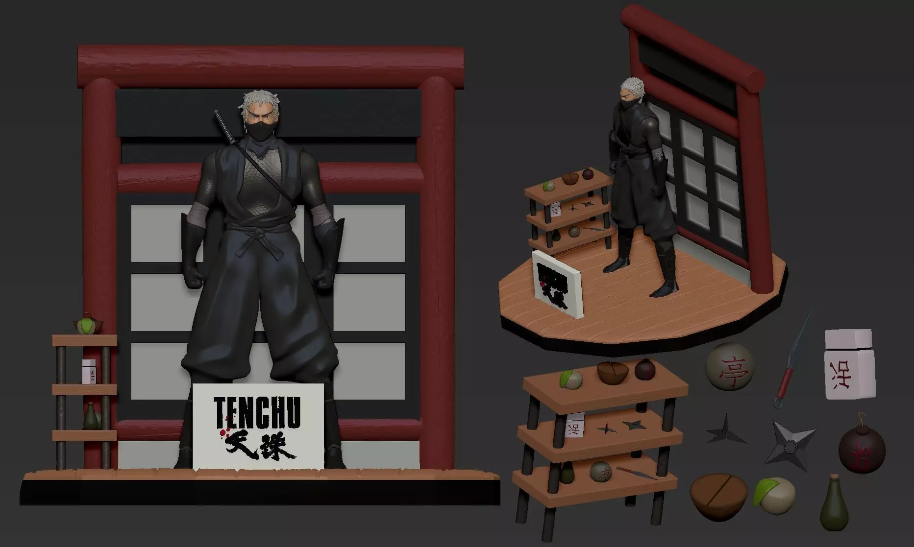 Rikimaru --- Tenchu Wrath of Heaven 3D print model_0