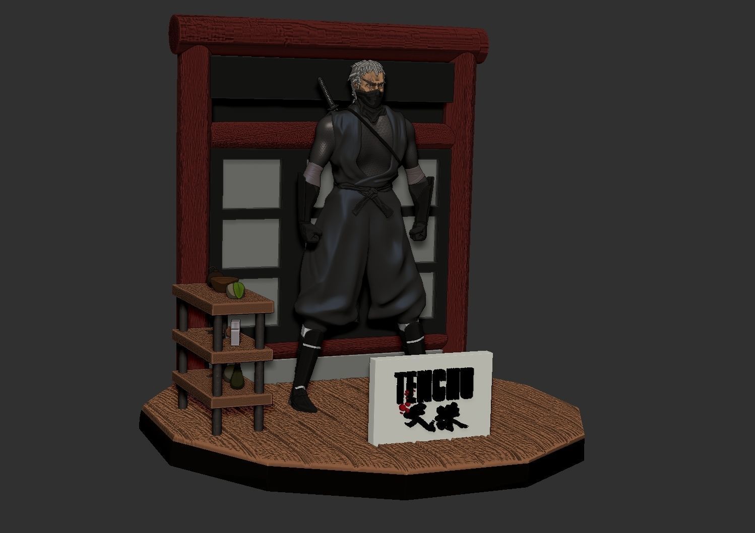 Rikimaru --- Tenchu Wrath of Heaven 3D print model_7